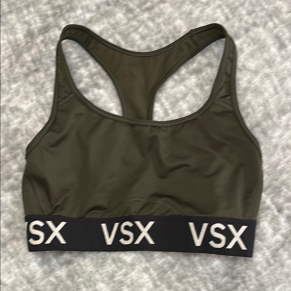 VSX Olive Green Sports Bra